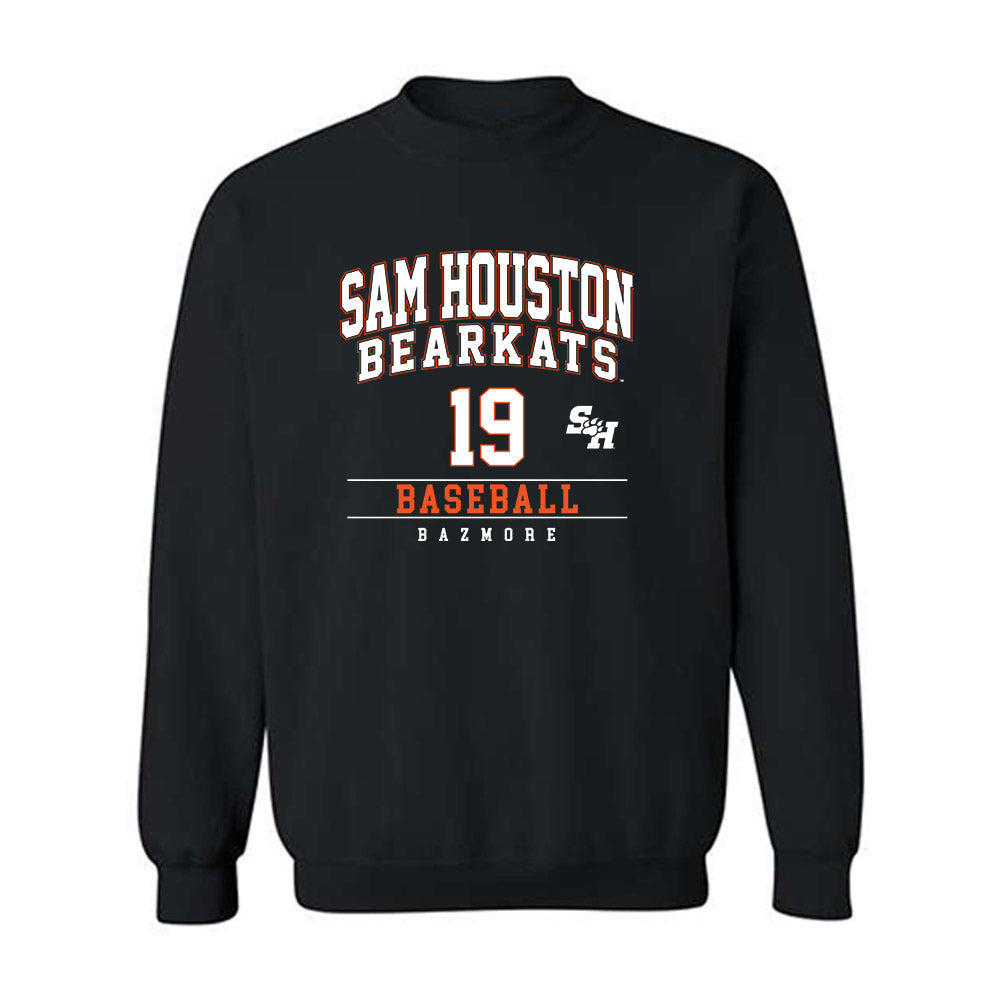 SHSU - NCAA Baseball : Sean Bazmore - Classic Fashion Shersey Crewneck Sweatshirt-0