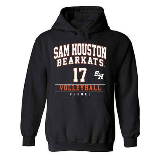 SHSU - NCAA Women's Volleyball : Annika Brooks - Classic Fashion Shersey Hooded Sweatshirt-0