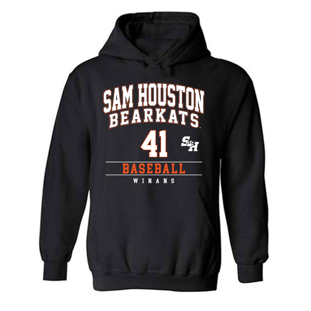 SHSU - NCAA Baseball : Gabe Winans - Classic Fashion Shersey Hooded Sweatshirt-0