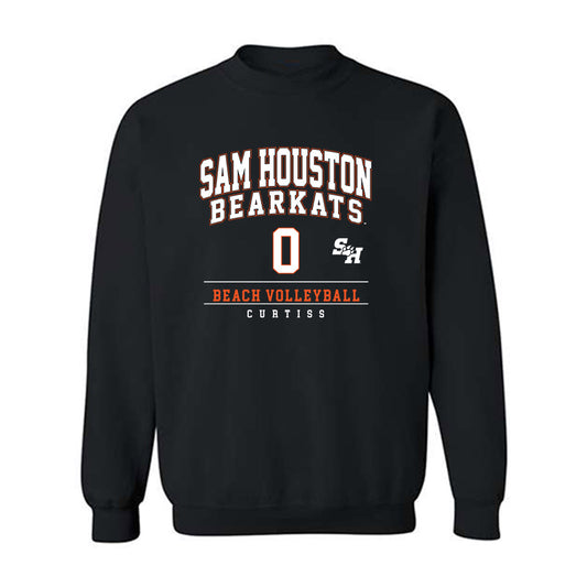 SHSU - NCAA Beach Volleyball : Norah Curtiss - Classic Fashion Shersey Crewneck Sweatshirt-0
