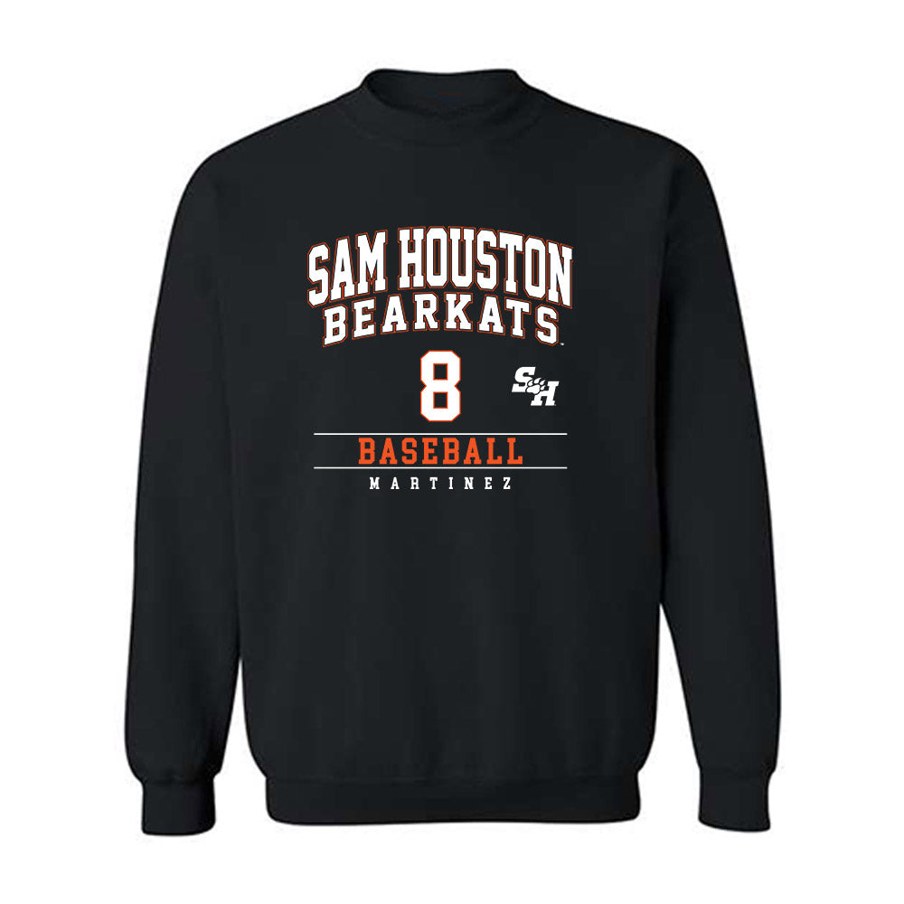 SHSU - NCAA Baseball : Jace Martinez - Classic Fashion Shersey Crewneck Sweatshirt-0