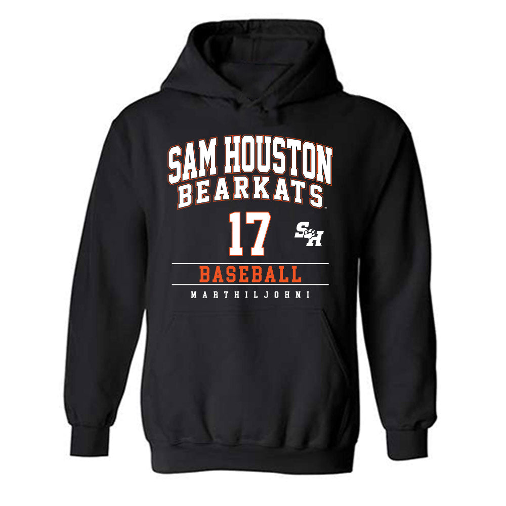 SHSU - NCAA Baseball : Cole Marthiljohni - Classic Fashion Shersey Hooded Sweatshirt-0
