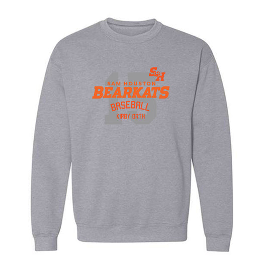 SHSU - NCAA Baseball : Kirby Orth - Classic Fashion Shersey Crewneck Sweatshirt-0