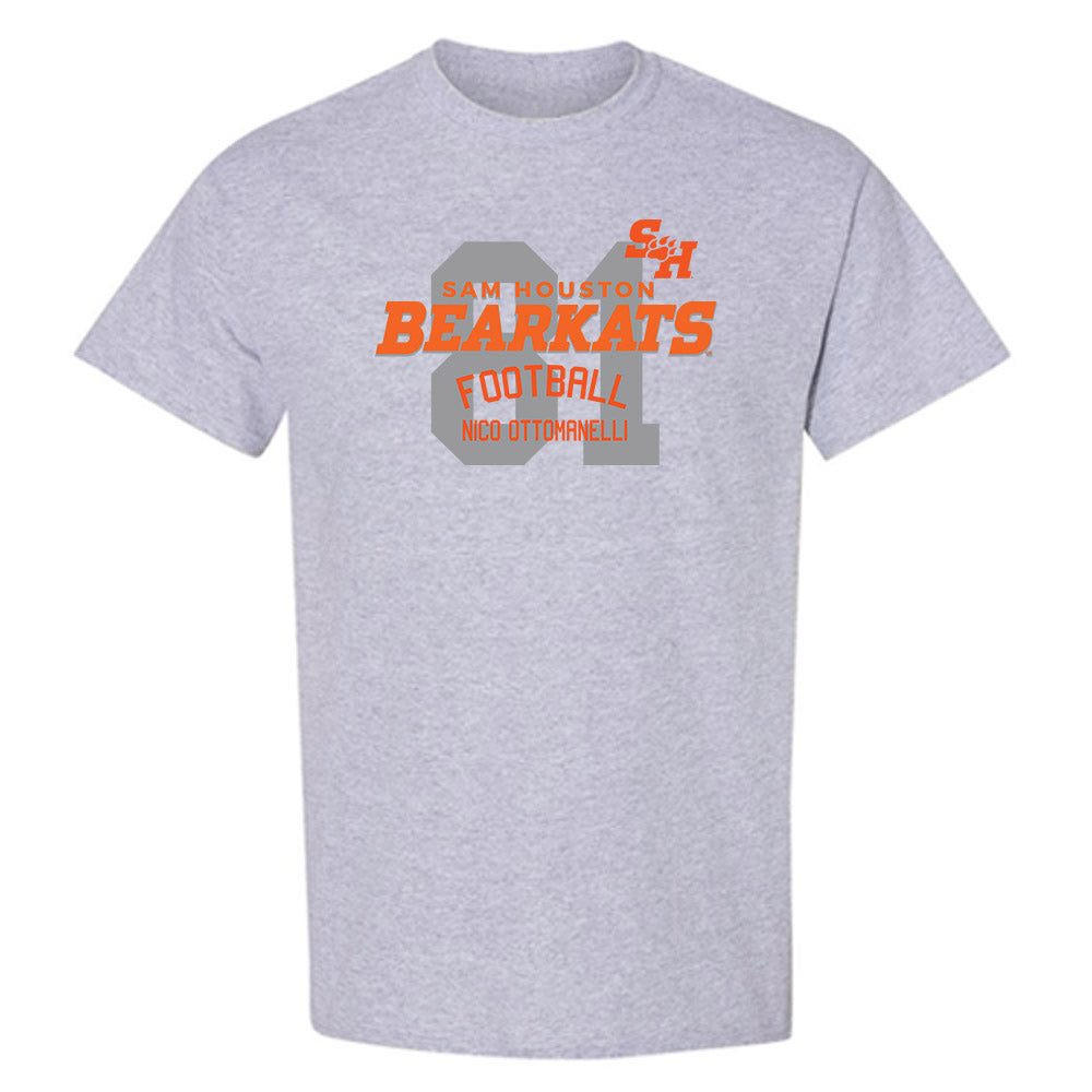 SHSU - NCAA Football : Nico Ottomanelli - Classic Fashion Shersey T-Shirt-0