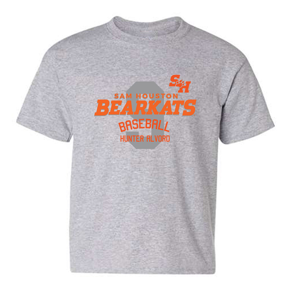 SHSU - NCAA Baseball : Hunter Alvord - Classic Fashion Shersey Youth T-Shirt-0