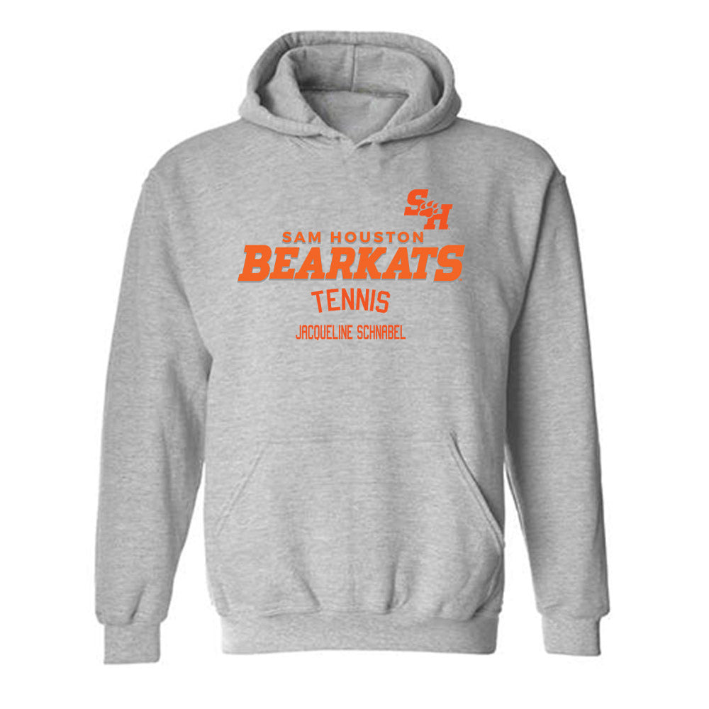 SHSU - NCAA Women's Tennis : Jacqueline Schnabel - Classic Fashion Shersey Hooded Sweatshirt-0