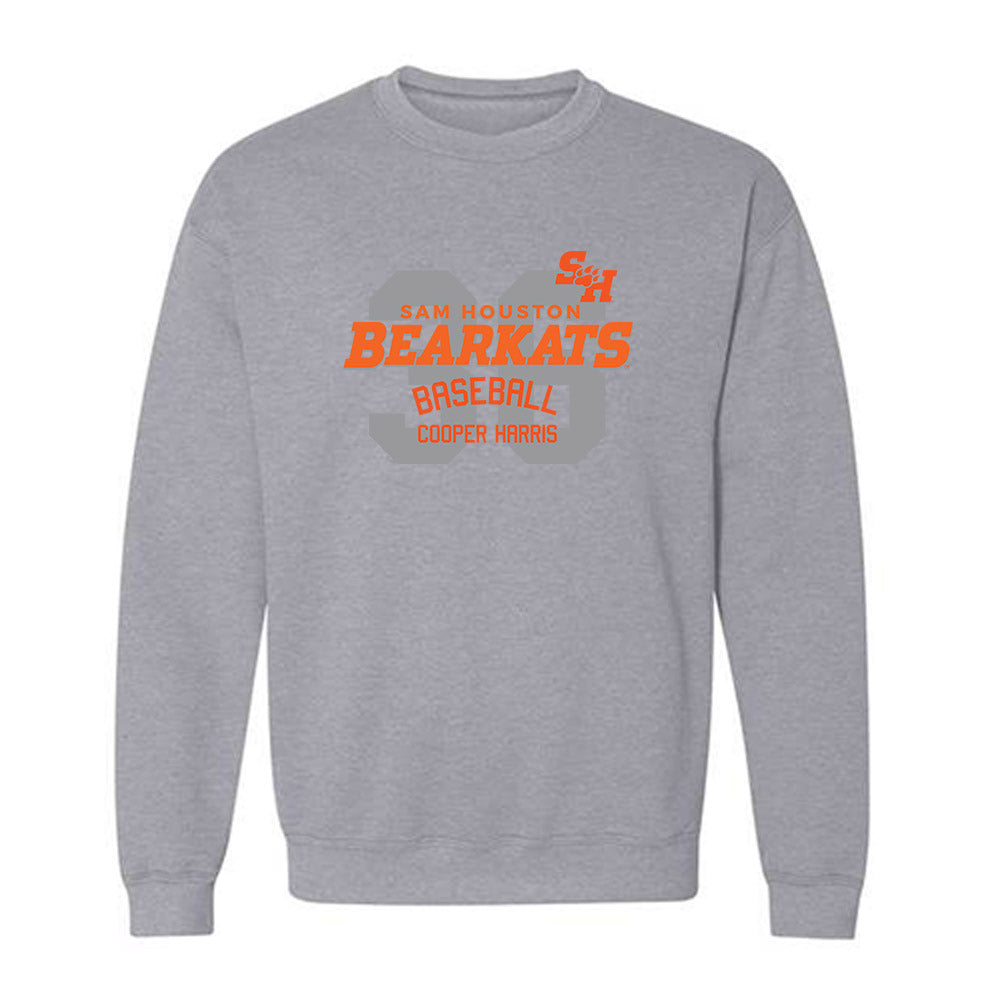 SHSU - NCAA Baseball : Cooper Harris - Classic Fashion Shersey Crewneck Sweatshirt-0