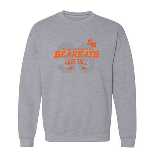 SHSU - NCAA Baseball : Cooper Harris - Classic Fashion Shersey Crewneck Sweatshirt-0