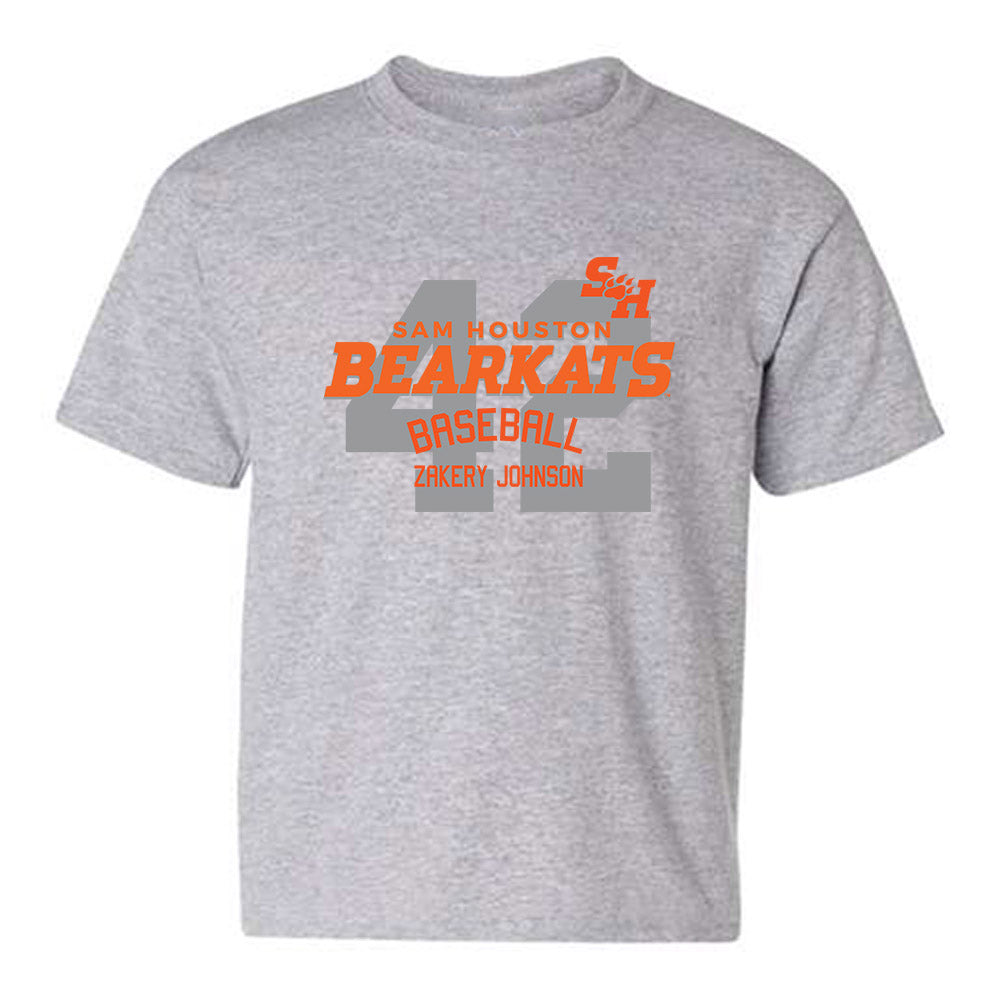 SHSU - NCAA Baseball : Zakery Johnson - Classic Fashion Shersey Youth T-Shirt-0