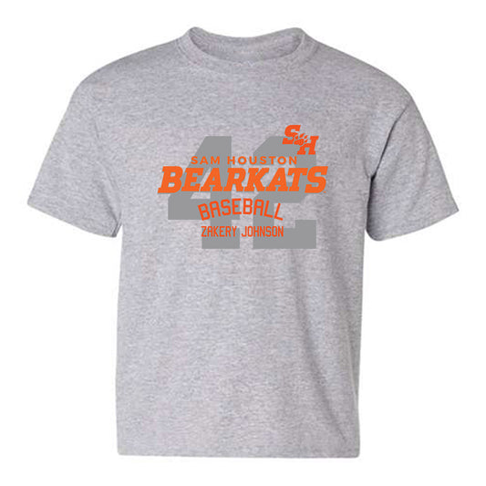 SHSU - NCAA Baseball : Zakery Johnson - Classic Fashion Shersey Youth T-Shirt-0