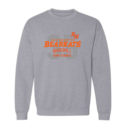 SHSU - NCAA Baseball : Noah Kendrick - Classic Fashion Shersey Crewneck Sweatshirt-0