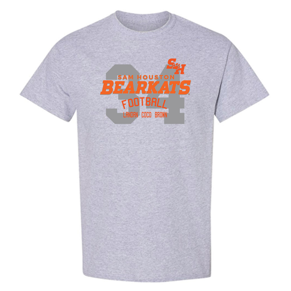 SHSU - NCAA Football : Landan "Coco" Brown - Classic Fashion Shersey T-Shirt-0