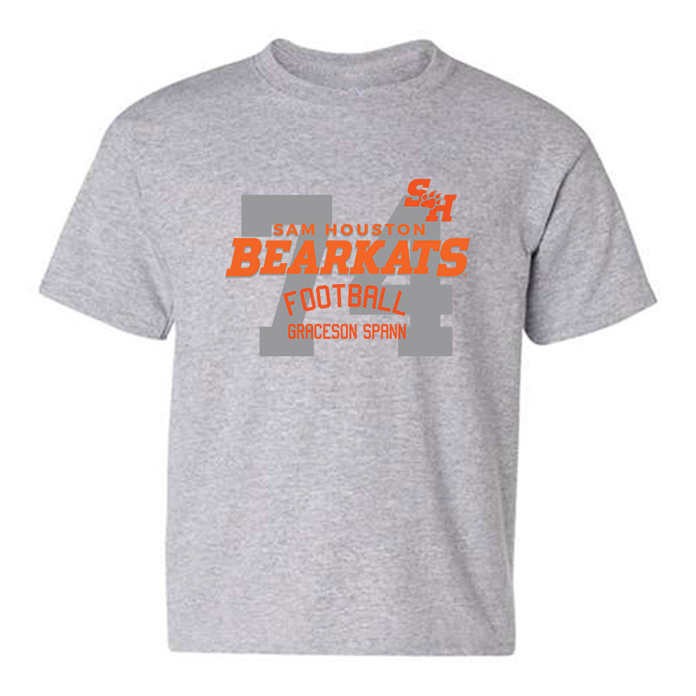 SHSU - NCAA Football : Graceson Spann - Classic Fashion Shersey Youth T-Shirt-0