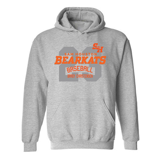 SHSU - NCAA Baseball : Brady Christensen - Classic Fashion Shersey Hooded Sweatshirt-0