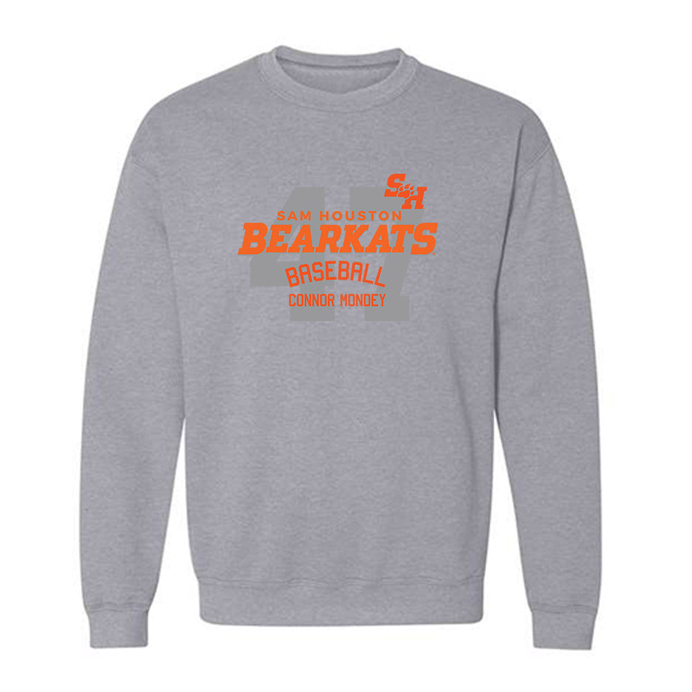 SHSU - NCAA Baseball : Connor Mondey - Classic Fashion Shersey Crewneck Sweatshirt-0