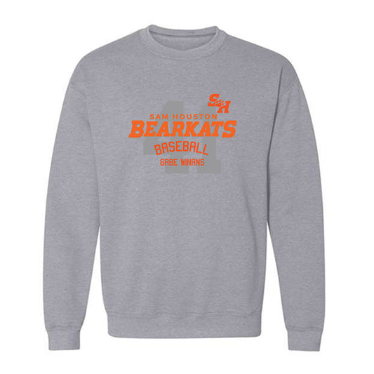 SHSU - NCAA Baseball : Gabe Winans - Classic Fashion Shersey Crewneck Sweatshirt-0