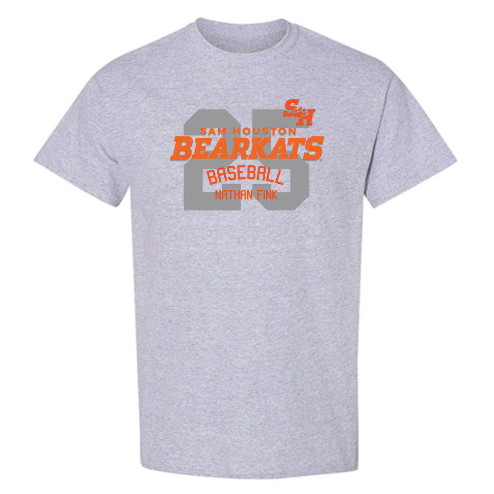 SHSU - NCAA Baseball : Nathan Fink - Classic Fashion Shersey T-Shirt-0