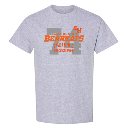 SHSU - NCAA Football : Graceson Spann - Classic Fashion Shersey T-Shirt-0