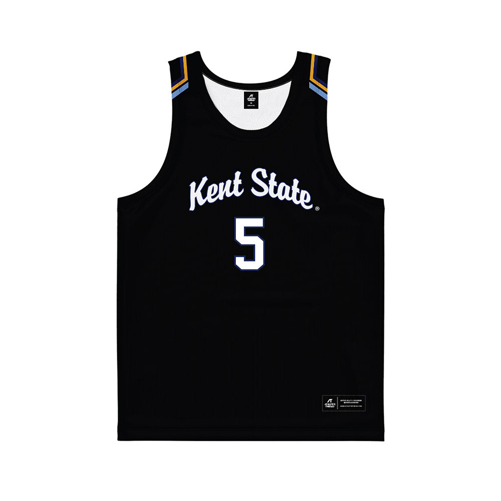 Kent State - NCAA Women's Basketball : Bianca Juzzo - Black Basketball Jersey-0