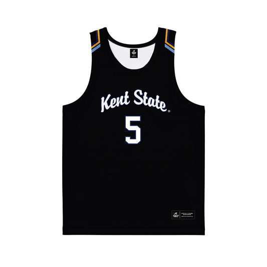 Kent State - NCAA Women's Basketball : Bianca Juzzo - Black Basketball Jersey-0