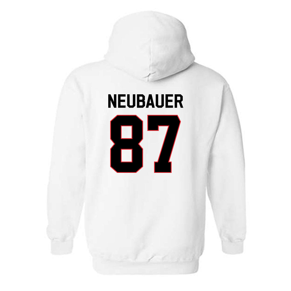 Davidson - NCAA Football : Cal Neubauer - Classic Fashion Shersey Hooded Sweatshirt-1