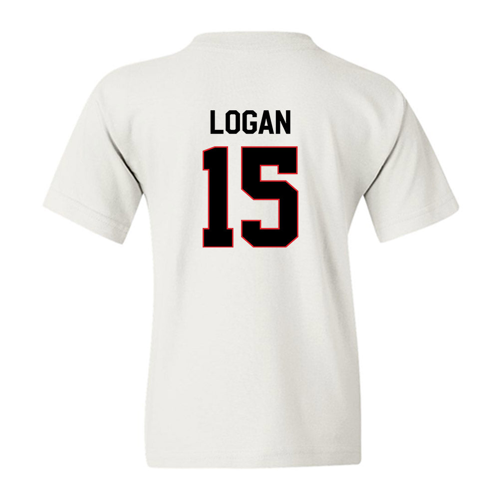 Davidson - NCAA Men's Basketball : Sean Logan - Classic Fashion Shersey Youth T-Shirt-1
