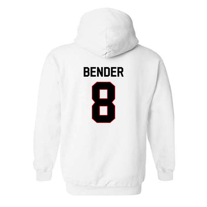 Davidson - NCAA Football : Hayden Bender - Classic Fashion Shersey Hooded Sweatshirt-1