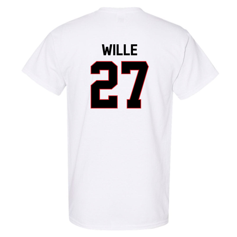 Davidson - NCAA Baseball : Tyler Wille - Classic Fashion Shersey T-Shirt-1
