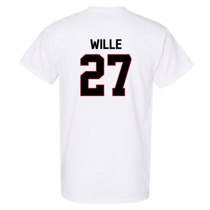 Davidson - NCAA Baseball : Tyler Wille - Classic Fashion Shersey T-Shirt-1