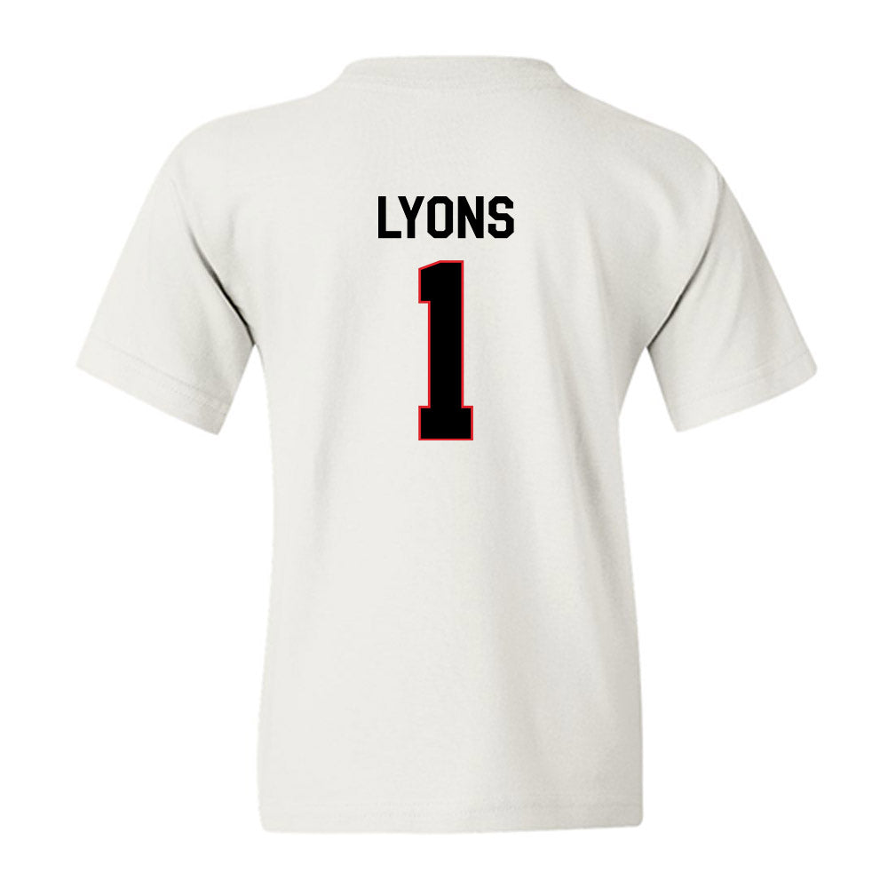 Davidson - NCAA Football : Christian Lyons - Classic Fashion Shersey Youth T-Shirt-1