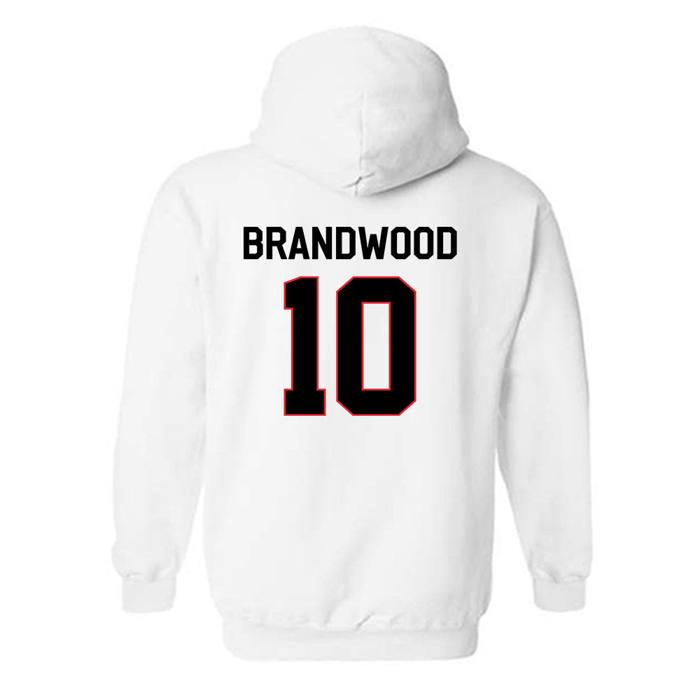 Davidson - NCAA Football : Gavin Brandwood - Classic Fashion Shersey Hooded Sweatshirt-1