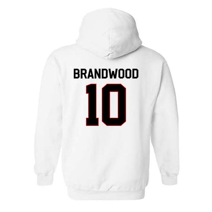 Davidson - NCAA Football : Gavin Brandwood - Classic Fashion Shersey Hooded Sweatshirt-1