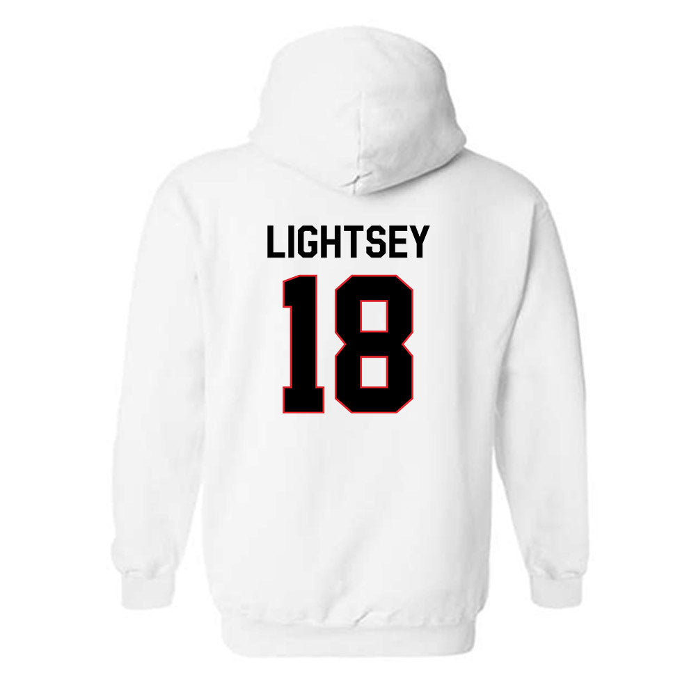 Davidson - NCAA Football : Jacary Lightsey - Classic Fashion Shersey Hooded Sweatshirt