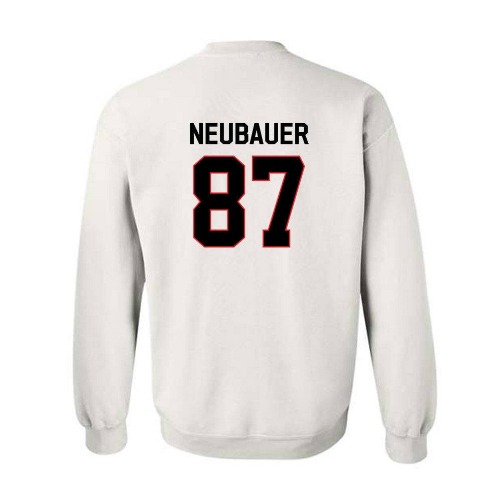 Davidson - NCAA Football : Cal Neubauer - Classic Fashion Shersey Crewneck Sweatshirt-1