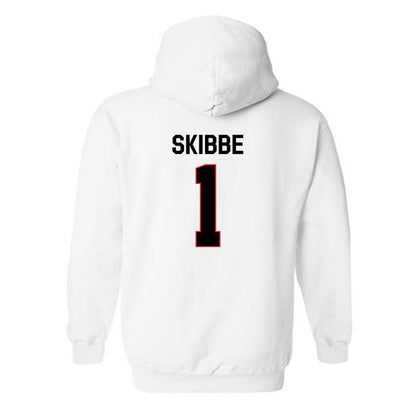 Davidson - NCAA Women's Lacrosse : Jenna Skibbe - Classic Fashion Shersey Hooded Sweatshirt-1