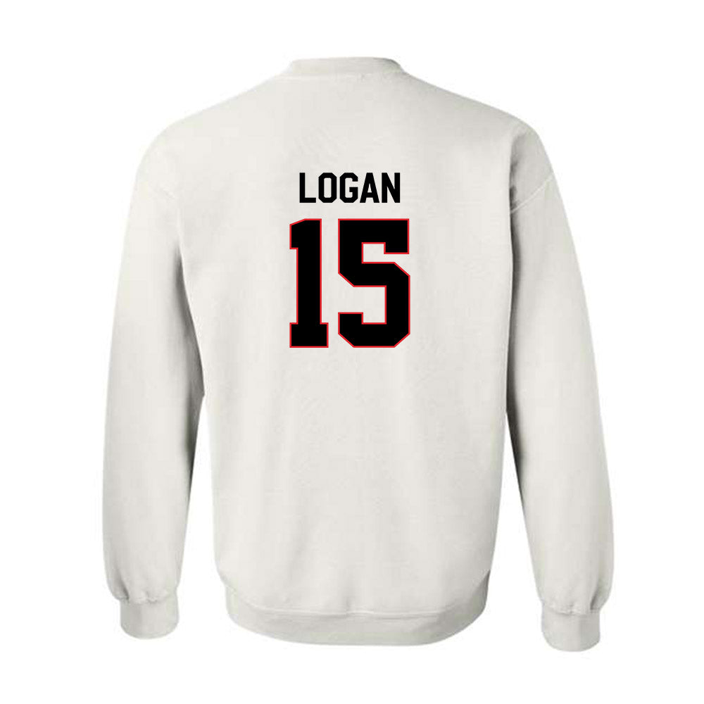 Davidson - NCAA Men's Basketball : Sean Logan - Classic Fashion Shersey Crewneck Sweatshirt-1