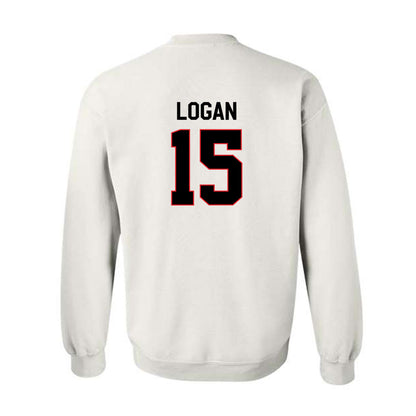 Davidson - NCAA Men's Basketball : Sean Logan - Classic Fashion Shersey Crewneck Sweatshirt-1