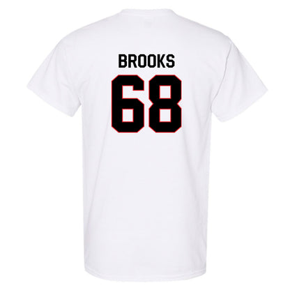 Davidson - NCAA Football : David Brooks - Classic Fashion Shersey T-Shirt-1