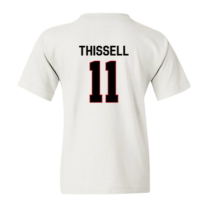 Davidson - NCAA Men's Soccer : Matthew Thissell - Classic Fashion Shersey Youth T-Shirt-1