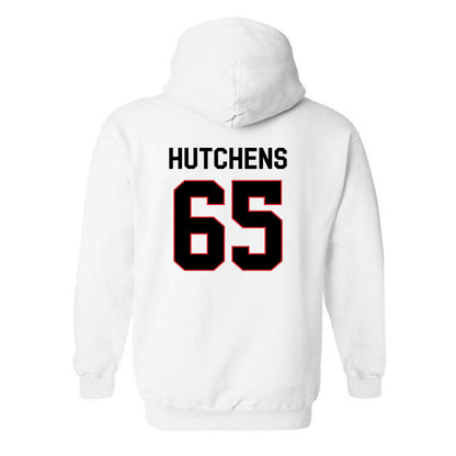 Davidson - NCAA Football : Russell Hutchens - Classic Fashion Shersey Hooded Sweatshirt-1