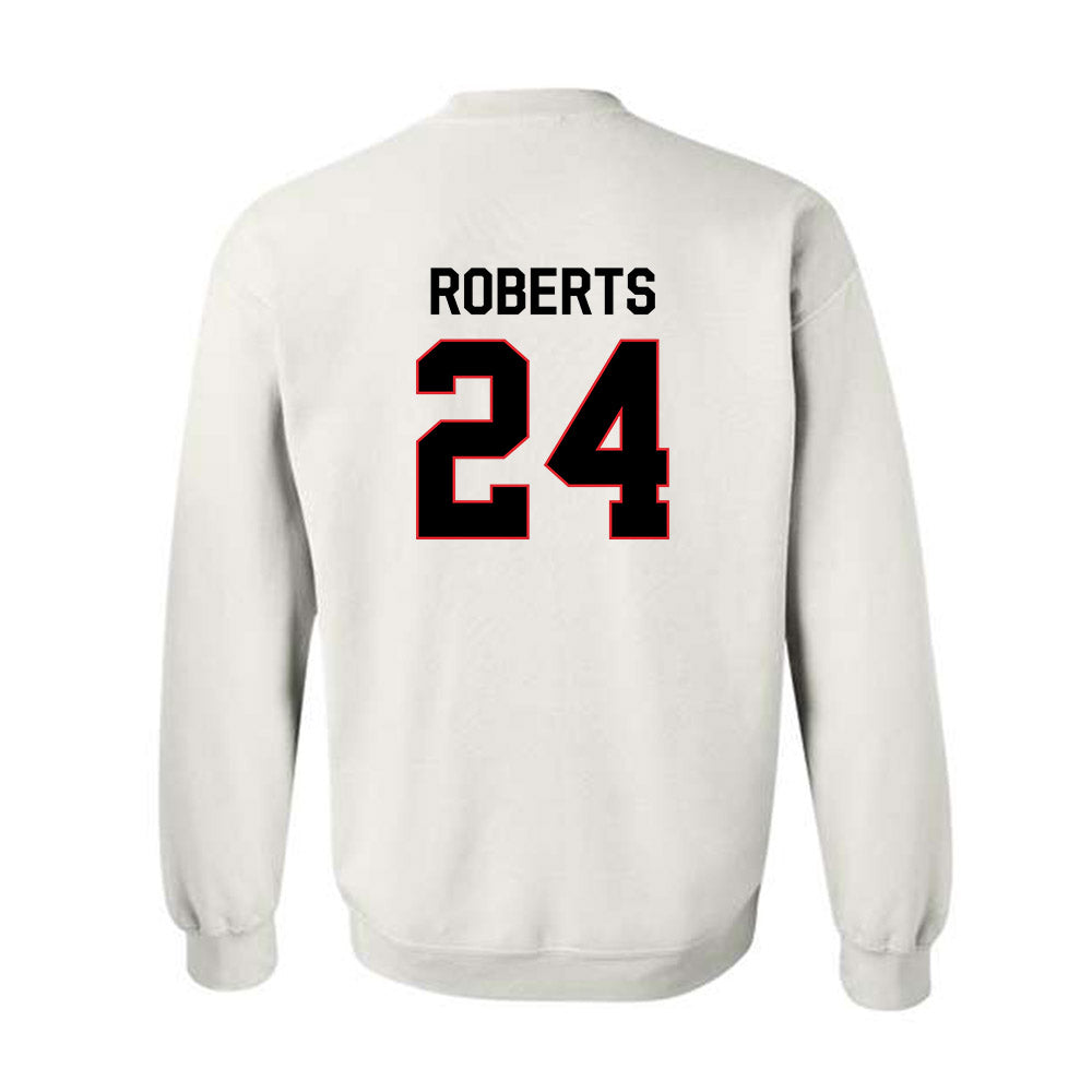 Davidson - NCAA Men's Basketball : JaQualon Roberts - Classic Fashion Shersey Crewneck Sweatshirt-1