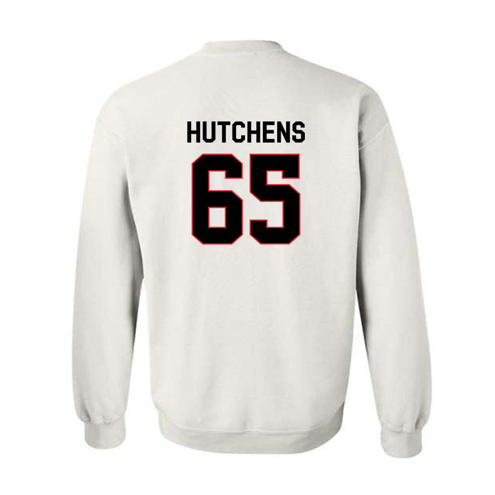 Davidson - NCAA Football : Russell Hutchens - Classic Fashion Shersey Crewneck Sweatshirt-1