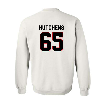 Davidson - NCAA Football : Russell Hutchens - Classic Fashion Shersey Crewneck Sweatshirt-1