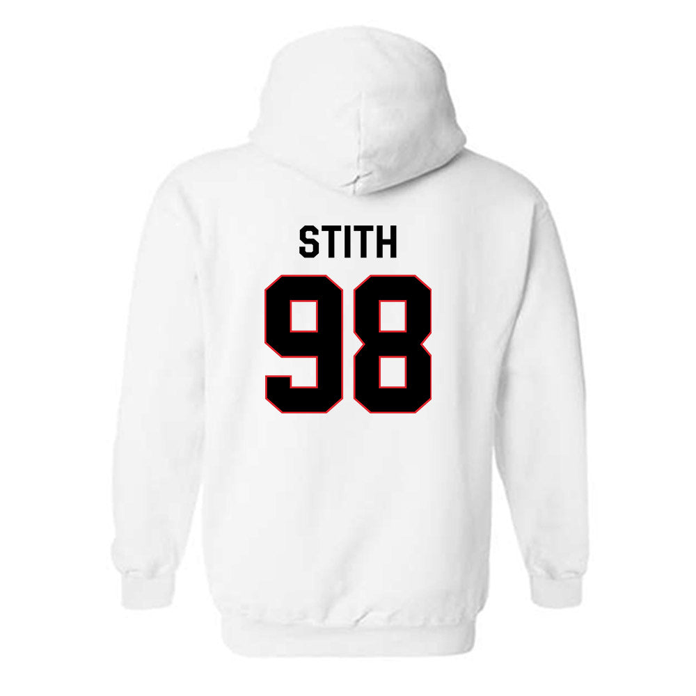 Davidson - NCAA Football : Jeramy Stith - Classic Fashion Shersey Hooded Sweatshirt-1