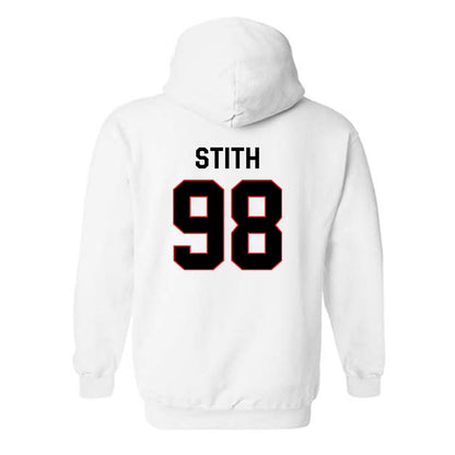 Davidson - NCAA Football : Jeramy Stith - Classic Fashion Shersey Hooded Sweatshirt-1
