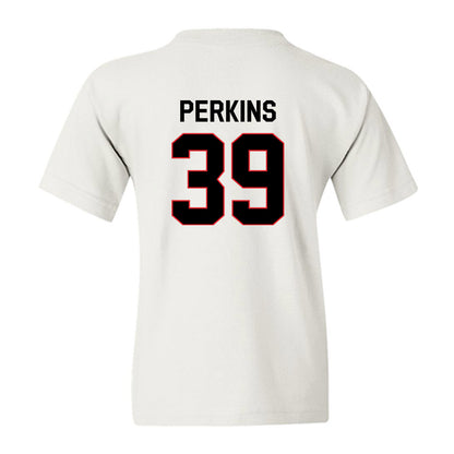Davidson - NCAA Baseball : Wilson Perkins - Classic Fashion Shersey Youth T-Shirt-1