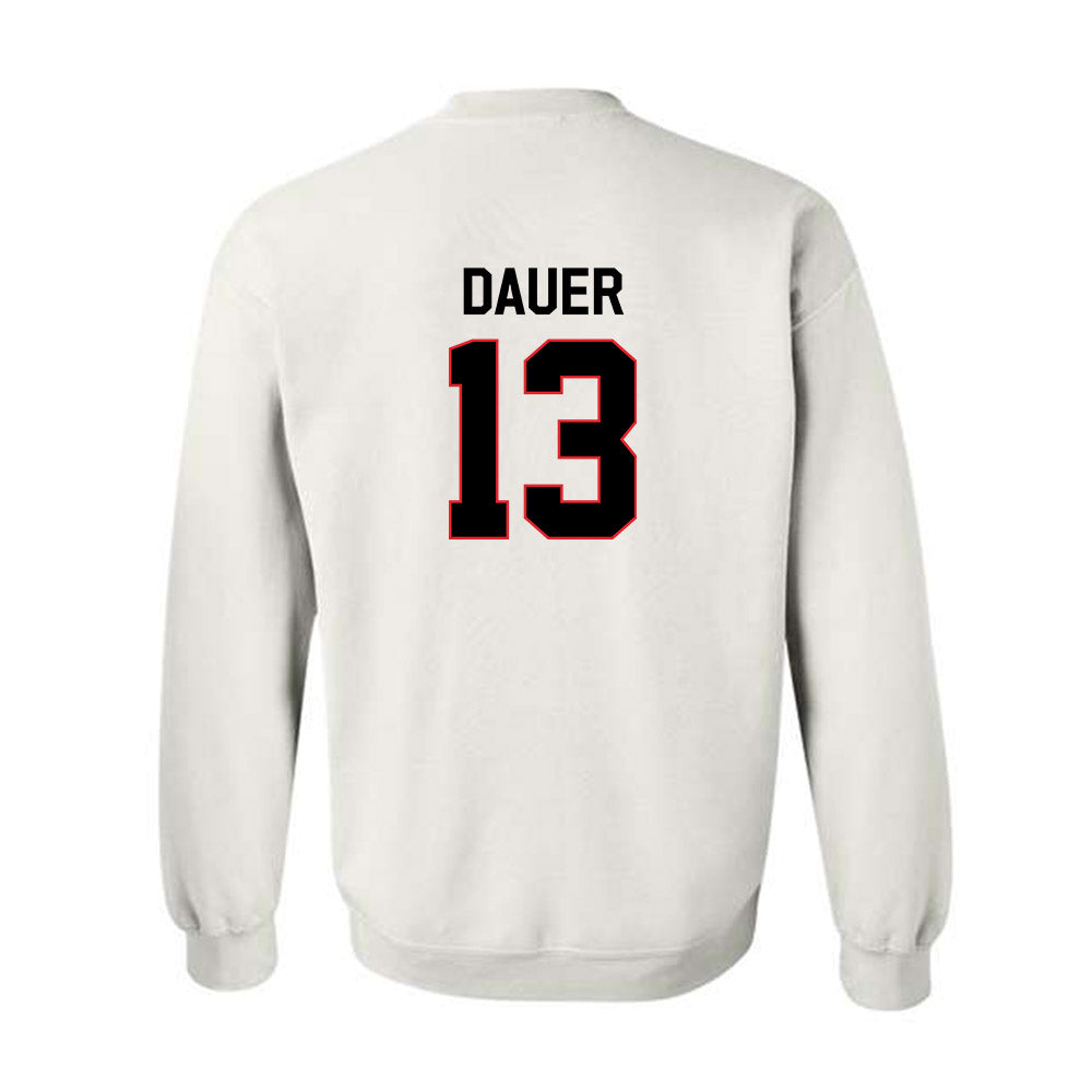 Davidson - NCAA Women's Basketball : Sienna Dauer - Classic Fashion Shersey Crewneck Sweatshirt