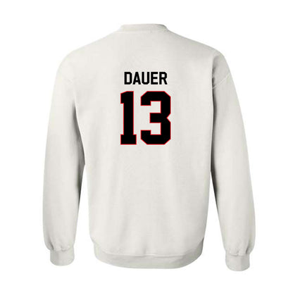Davidson - NCAA Women's Basketball : Sienna Dauer - Classic Fashion Shersey Crewneck Sweatshirt