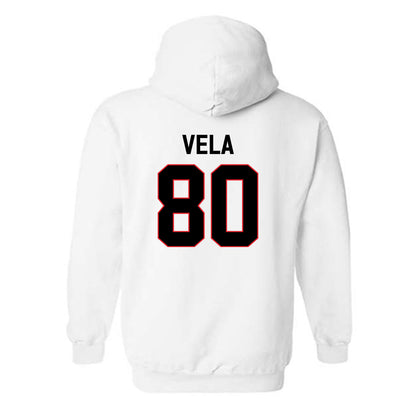 Davidson - NCAA Football : Xavier Vela - Classic Fashion Shersey Hooded Sweatshirt-1