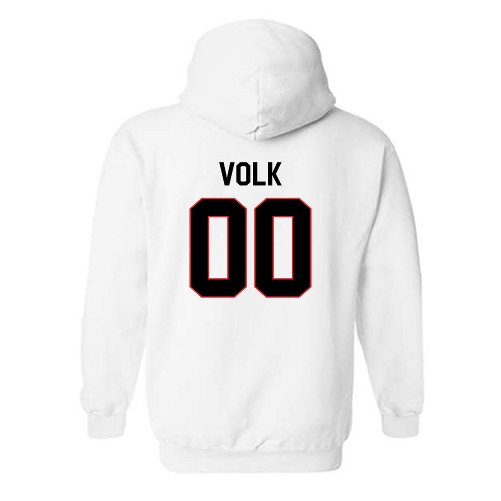 Davidson - NCAA Football : Will Volk - Classic Fashion Shersey Hooded Sweatshirt-1